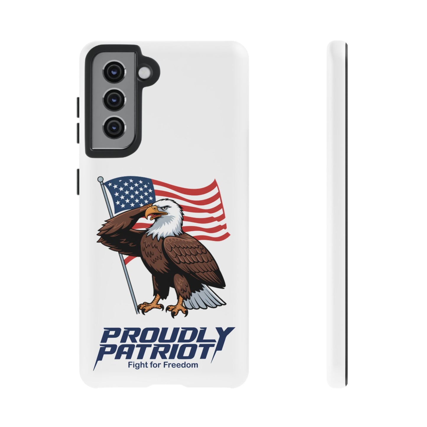 Major Talon Reporting for Duty! Patriotic Phone Case for Proud Americans, USA Flag Phone Cover, Tough Cases for Veterans, Independence Day Gift