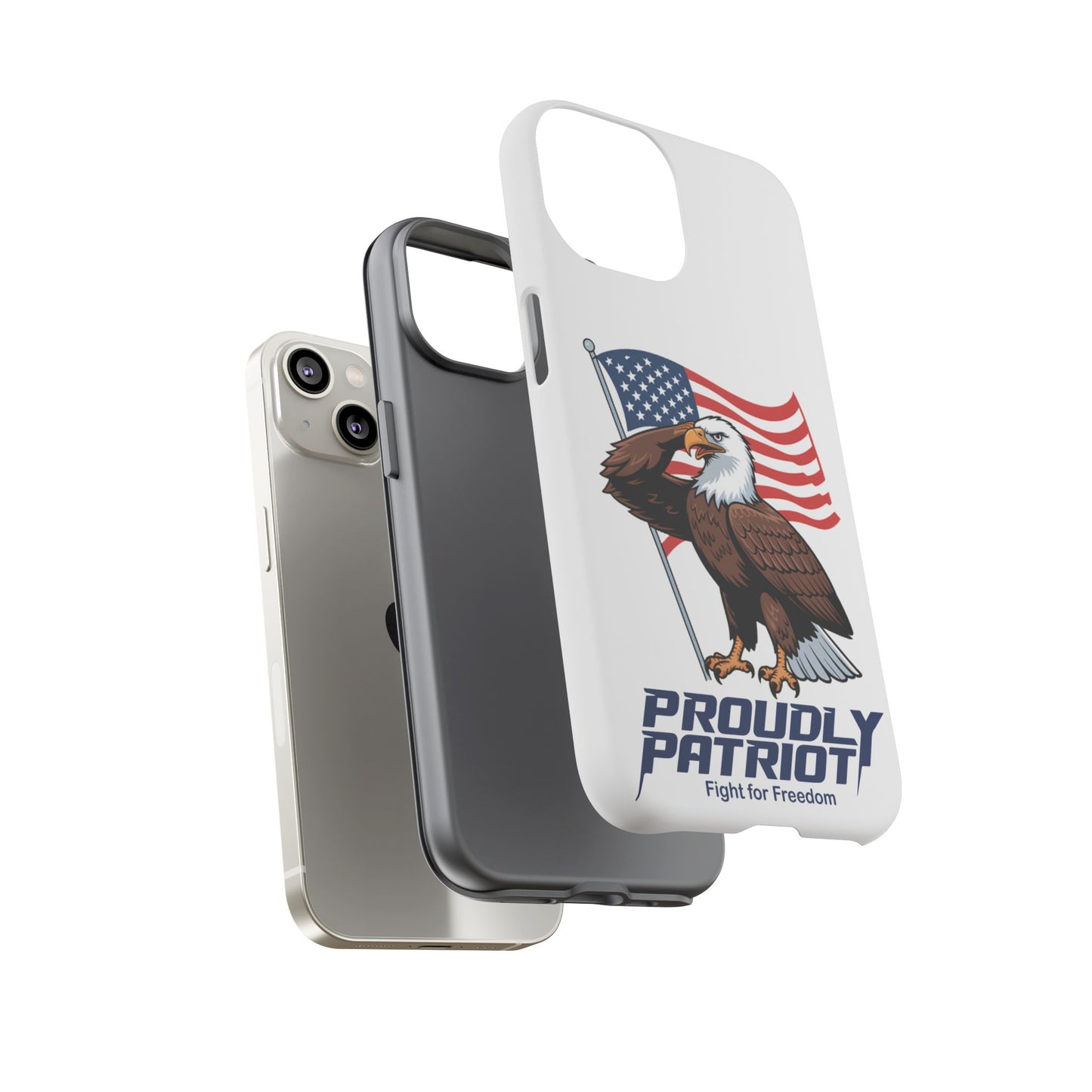 Major Talon Reporting for Duty! Patriotic Phone Case for Proud Americans, USA Flag Phone Cover, Tough Cases for Veterans, Independence Day Gift