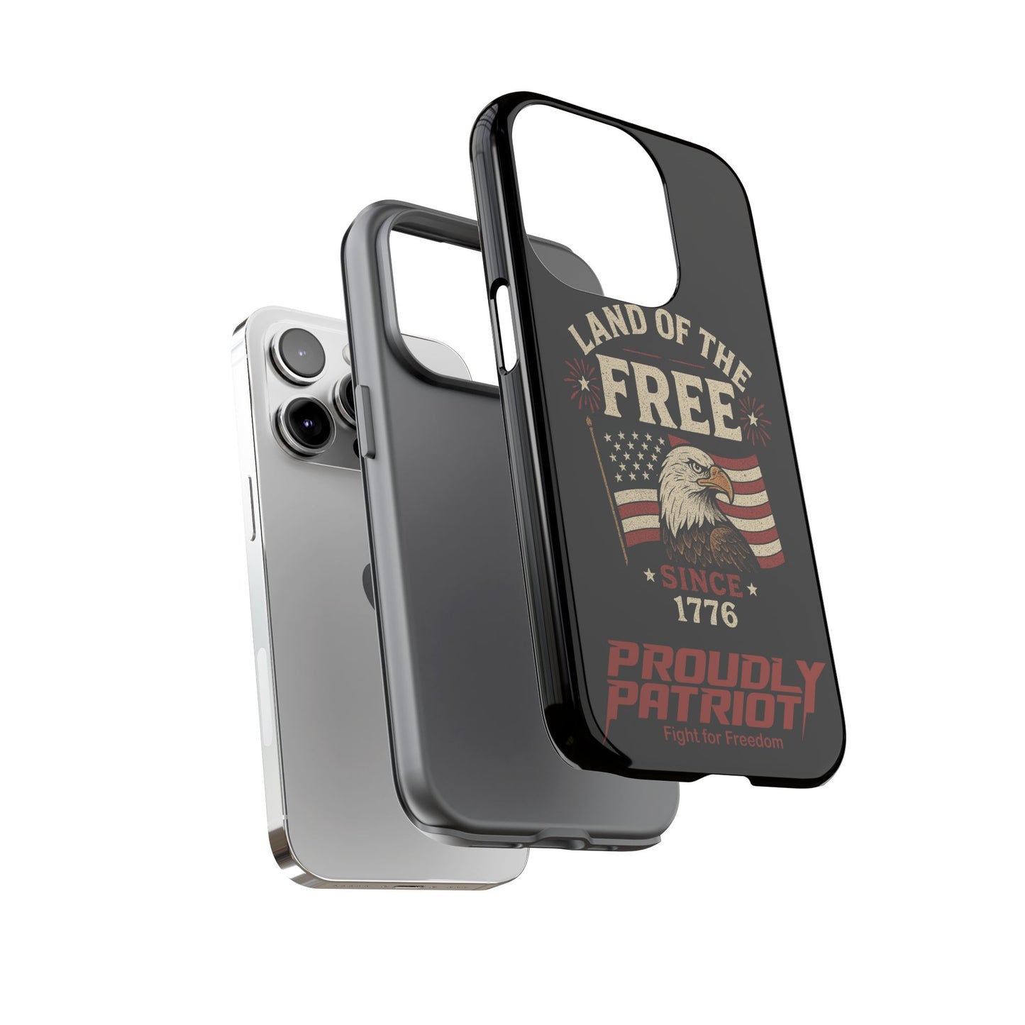 Freedom Phone Case: The Ultimate Patriotic Protector: For the Proud Patriot, USA Flag Phone Cover, Tough Cases for Veterans, Independence Day Gift