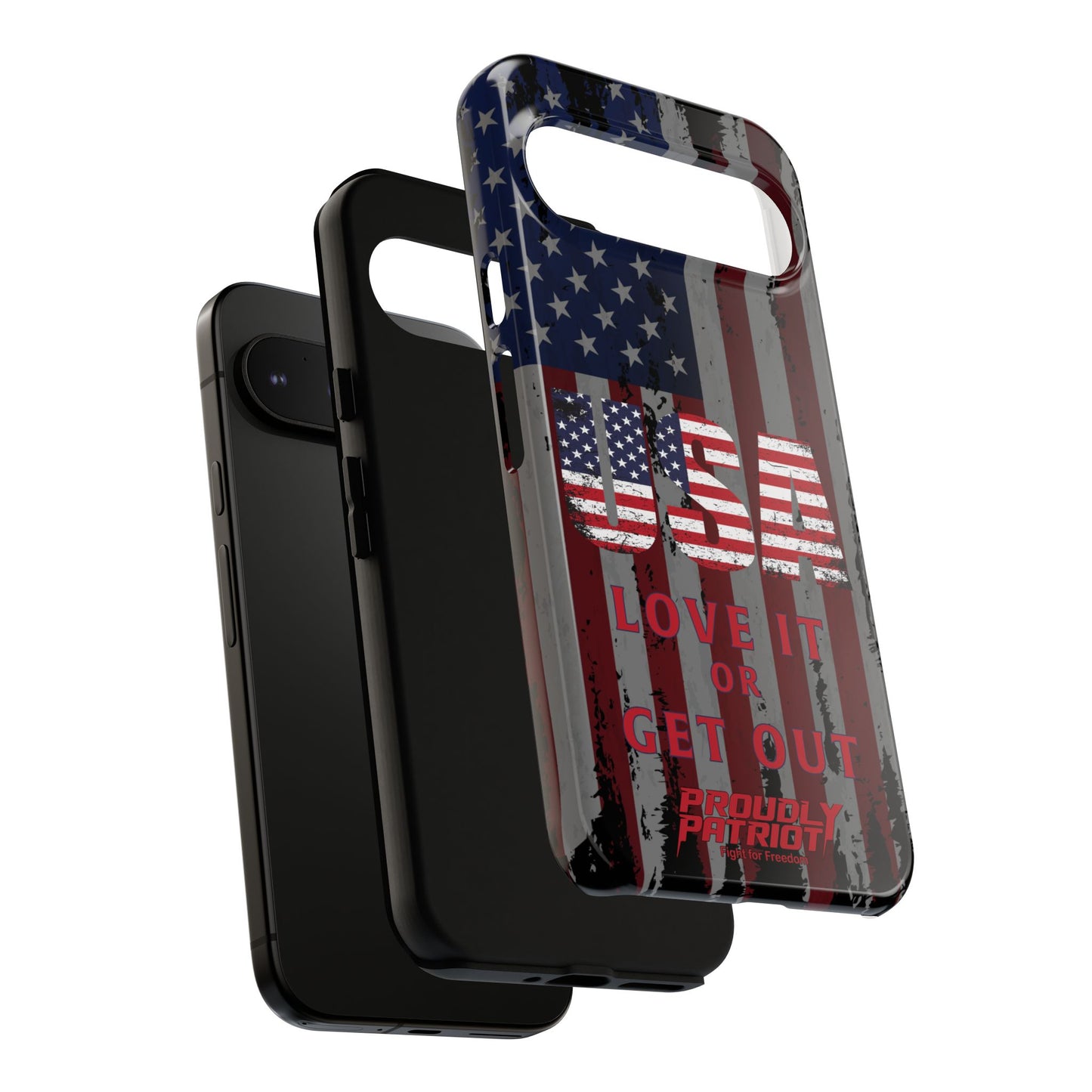 Stars, Stripes, and Zero Tolerance BLK Phone Case