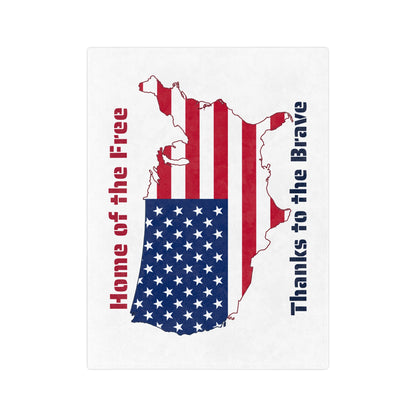 Home of the Free Microfiber Blanket