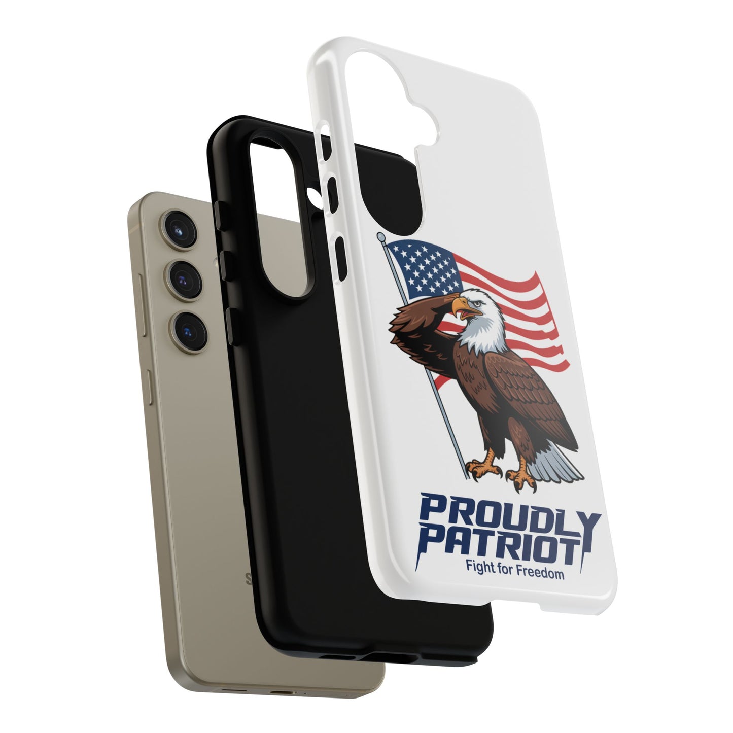 Major Talon Reporting for Duty! Patriotic Phone Case for Proud Americans, USA Flag Phone Cover, Tough Cases for Veterans, Independence Day Gift