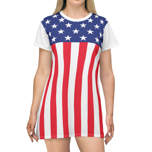 Patriotic T-Shirt Dress