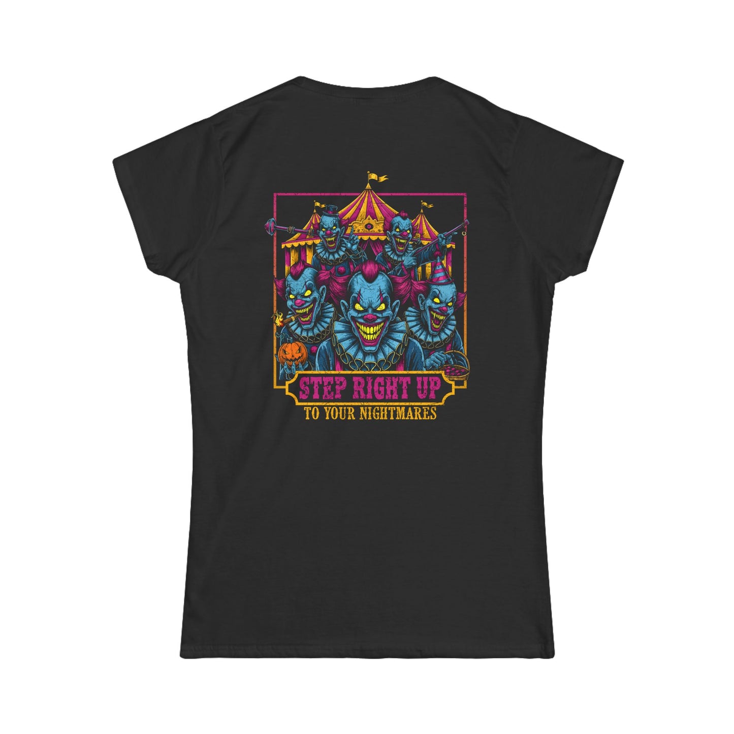 Creepy Circus Horror Style Women's Tee
