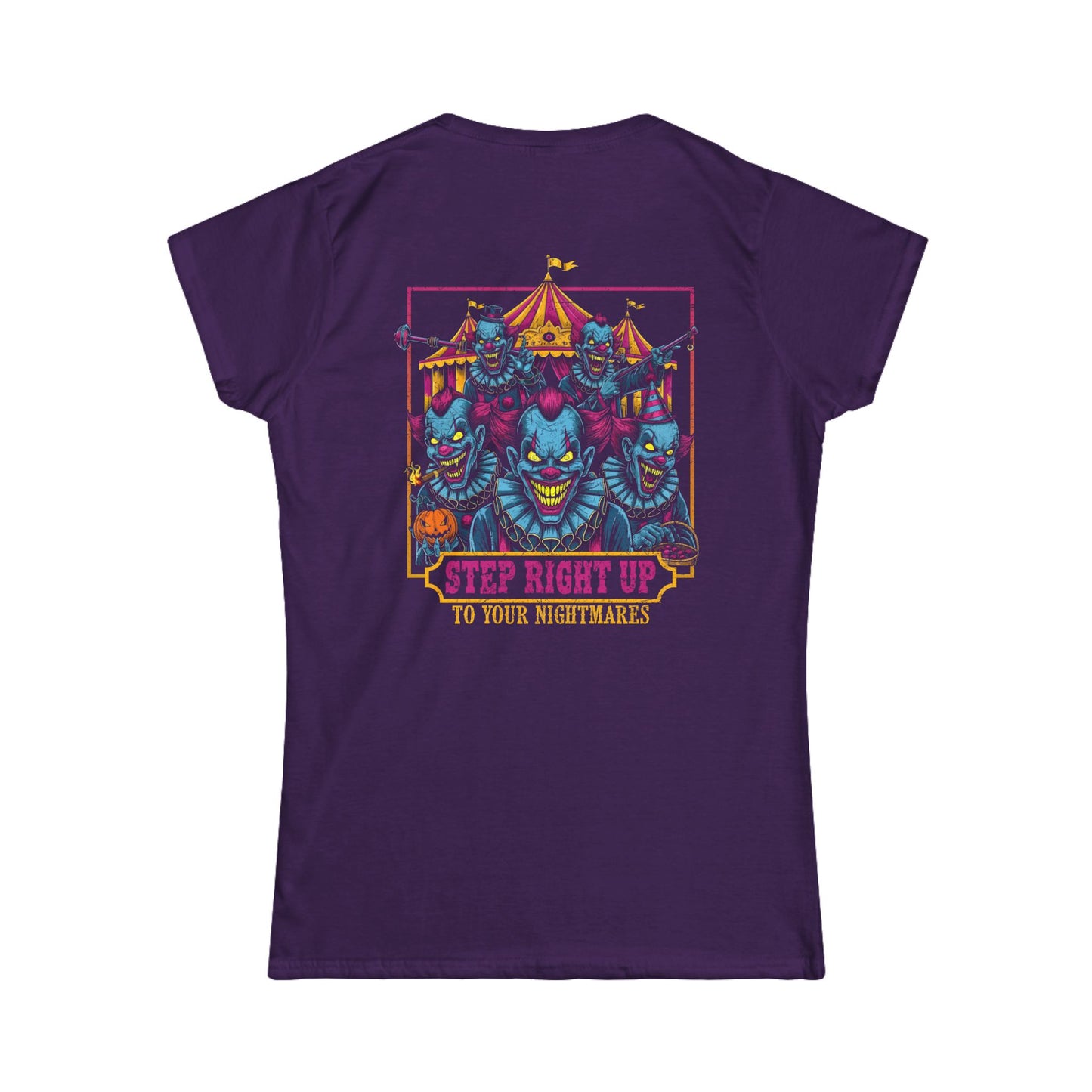 Creepy Circus Horror Style Women's Tee