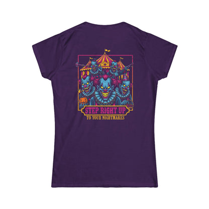 Creepy Circus Horror Style Women's Tee