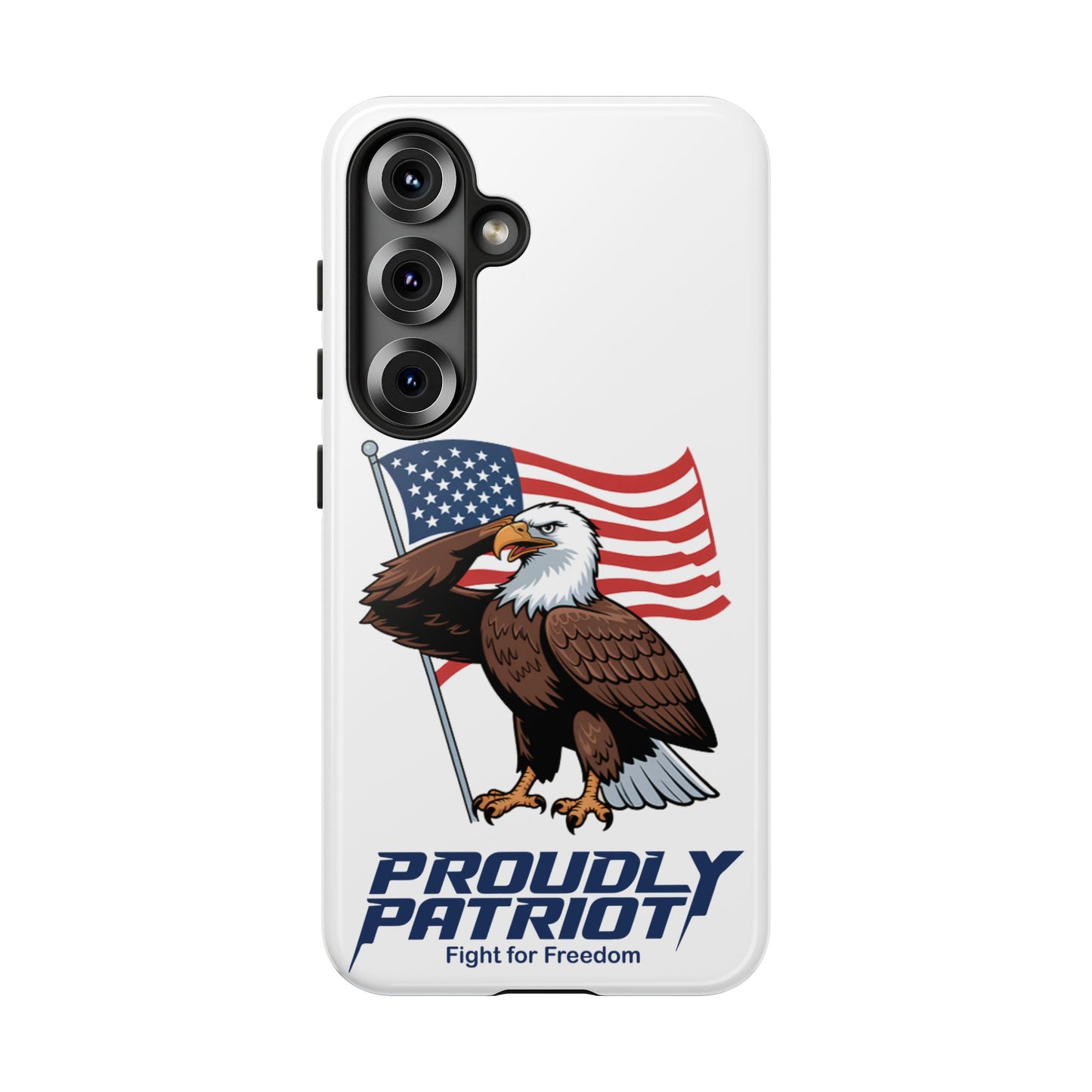 Major Talon Reporting for Duty! Patriotic Phone Case for Proud Americans, USA Flag Phone Cover, Tough Cases for Veterans, Independence Day Gift