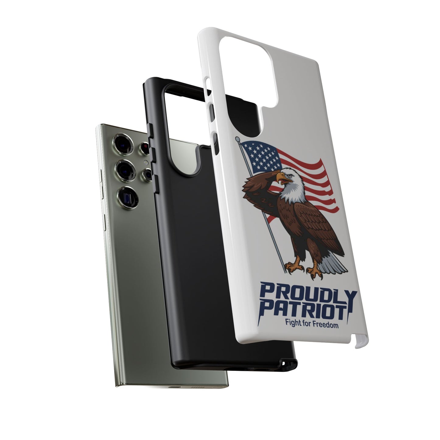 Major Talon Reporting for Duty! Patriotic Phone Case for Proud Americans, USA Flag Phone Cover, Tough Cases for Veterans, Independence Day Gift