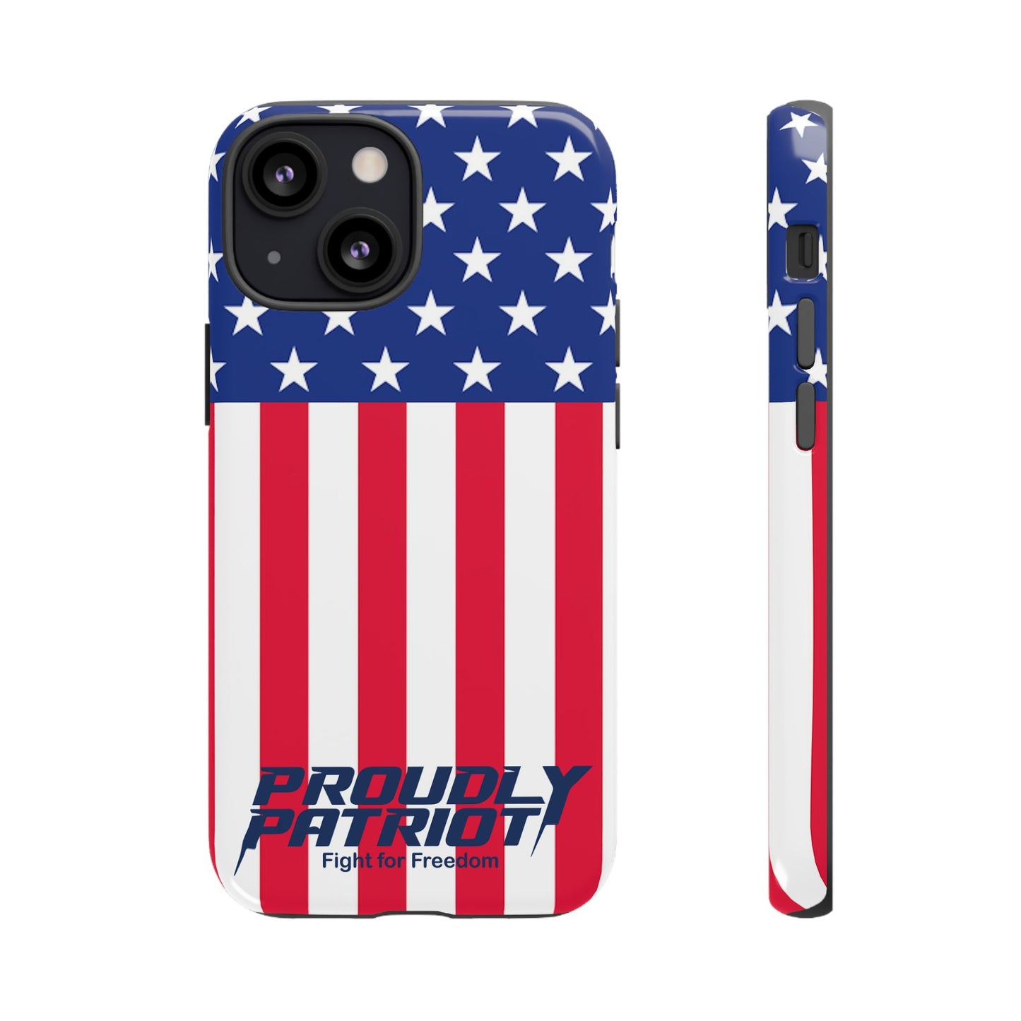 Stars, Stripes, and Cell Phones, Patriotic Phone Case for Proud Americans, USA Flag Phone Cover, Tough Cases for Veterans, Independence Day Gift