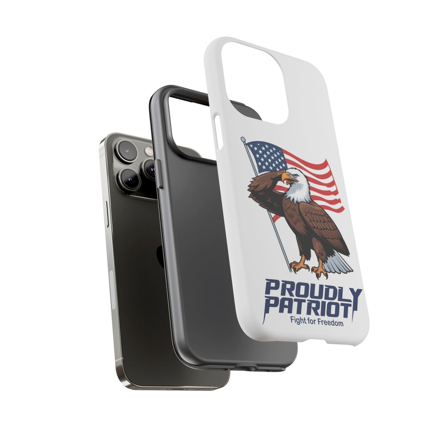 Major Talon Reporting for Duty! Patriotic Phone Case for Proud Americans, USA Flag Phone Cover, Tough Cases for Veterans, Independence Day Gift