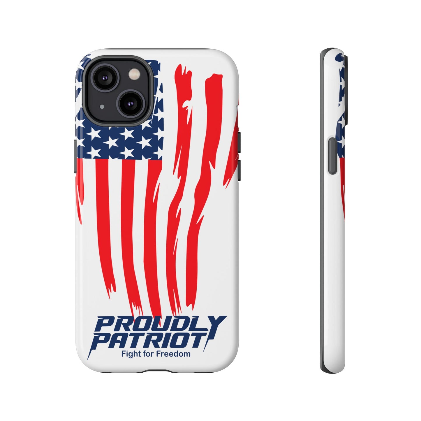 The Flag, Patriotic Phone Case for Proud Americans, USA Flag Phone Cover, Tough Cases for Veterans, Independence Day Gift
