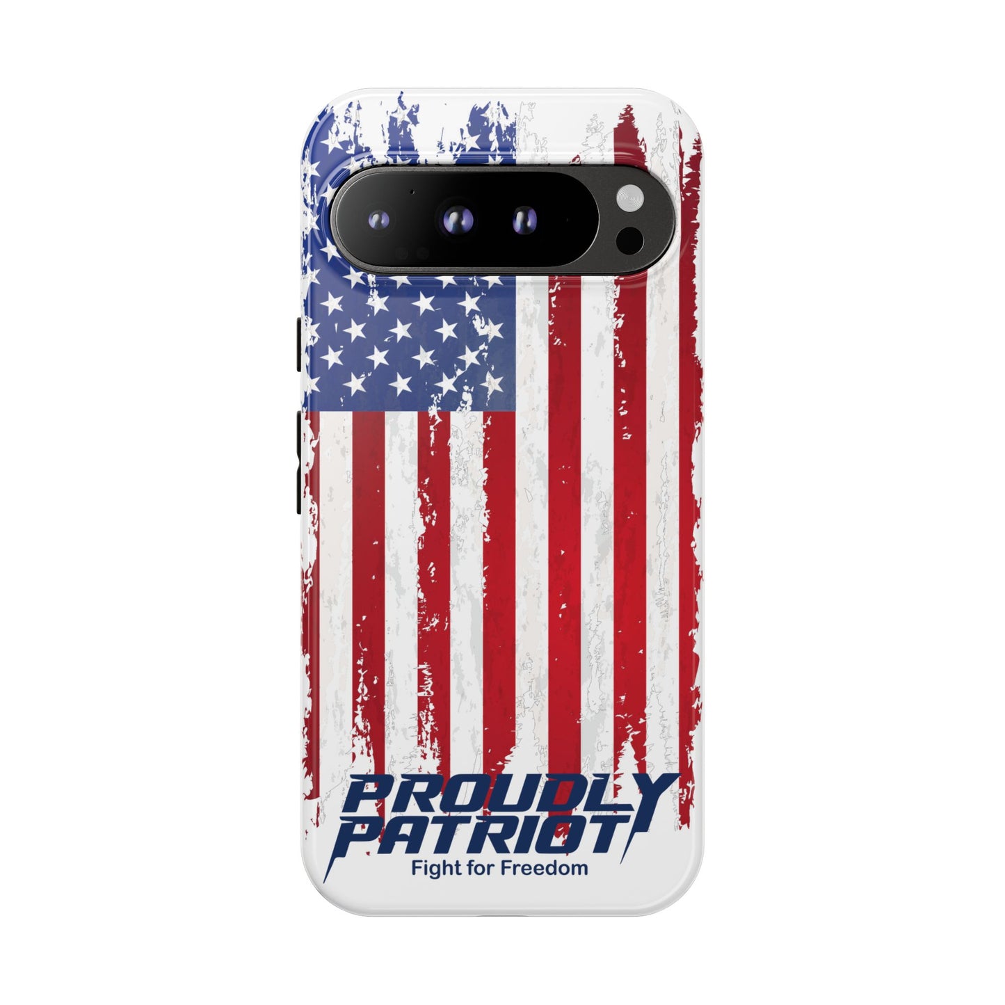 Distressed Flag, Patriotic Phone Case for Proud Americans, USA Flag Phone Cover, Tough Cases for Veterans, Independence Day Gift