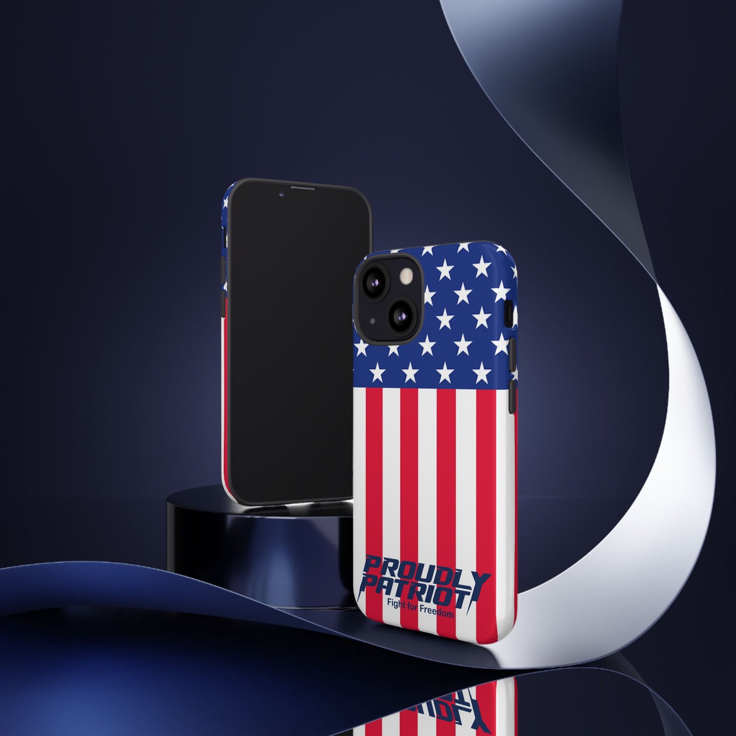 Stars, Stripes, and Cell Phones, Patriotic Phone Case for Proud Americans, USA Flag Phone Cover, Tough Cases for Veterans, Independence Day Gift