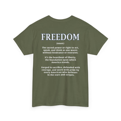 Freedom: The Heartbeat of Liberty Tee