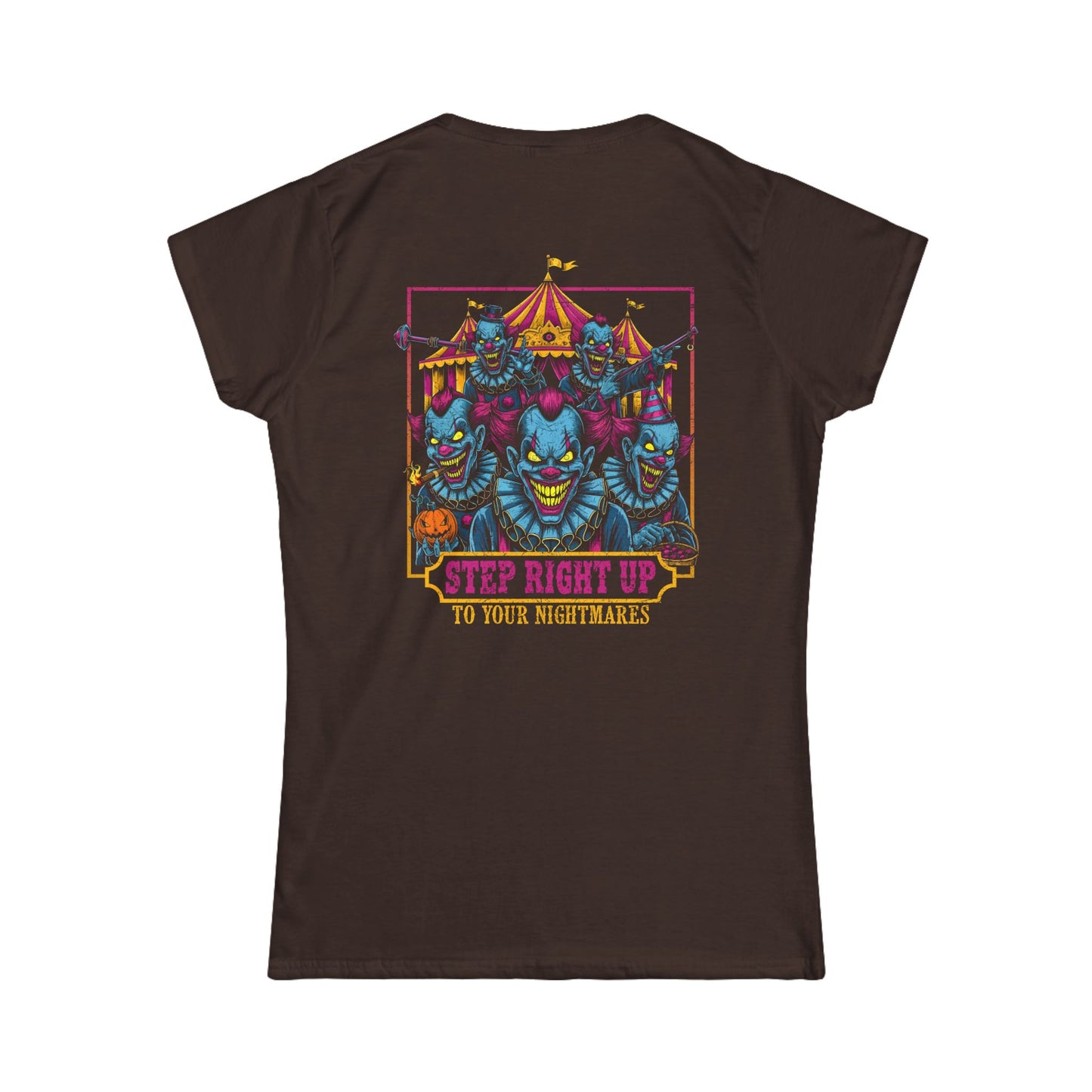 Creepy Circus Horror Style Women's Tee