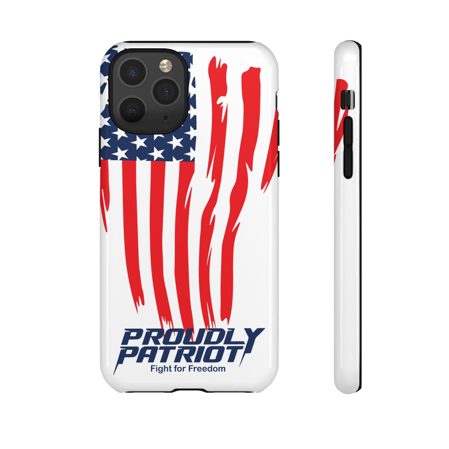 The Flag, Patriotic Phone Case for Proud Americans, USA Flag Phone Cover, Tough Cases for Veterans, Independence Day Gift