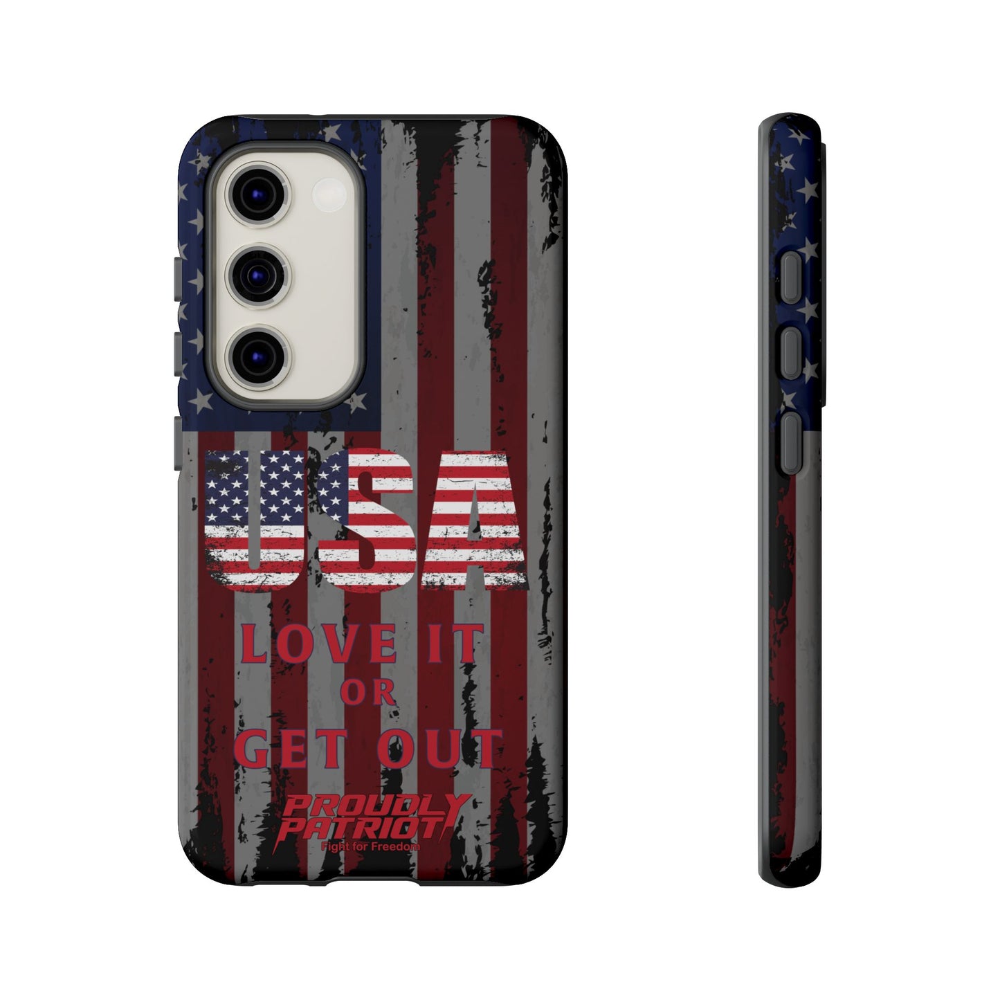 Stars, Stripes, and Zero Tolerance BLK Phone Case