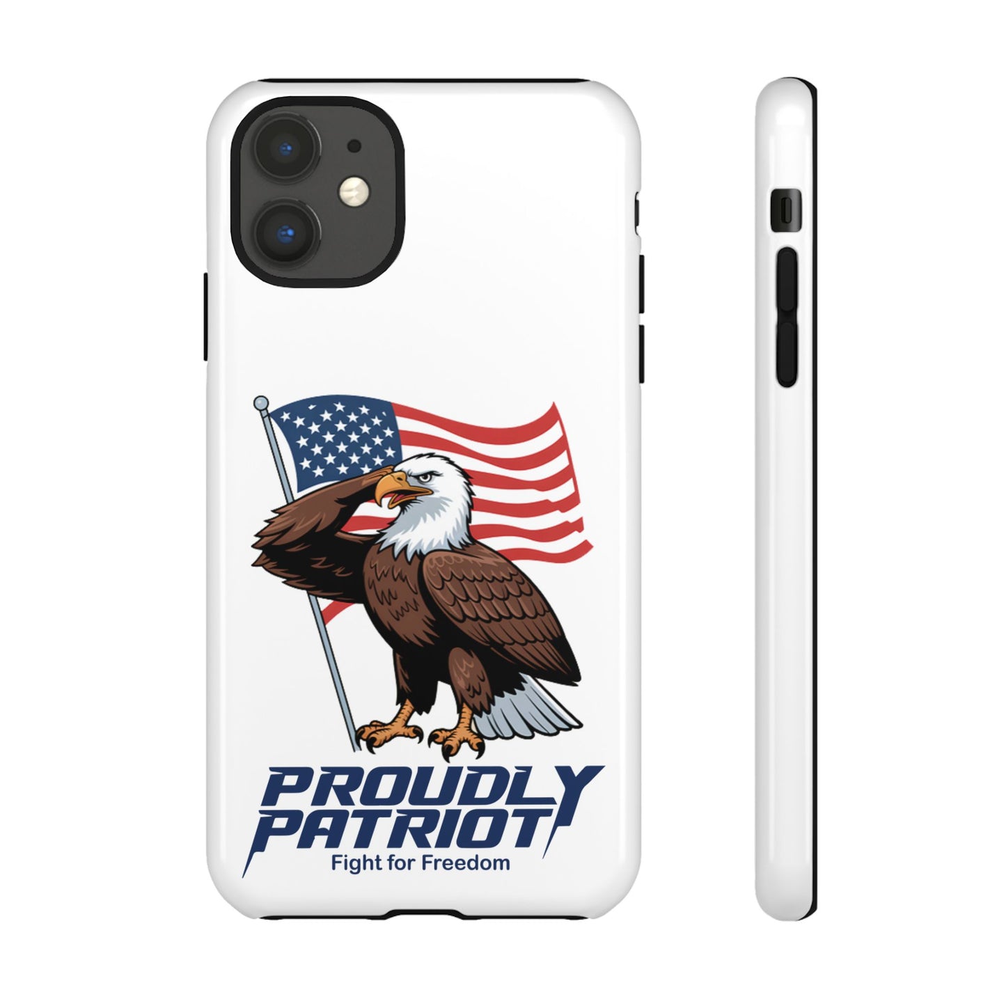 Major Talon Reporting for Duty! Patriotic Phone Case for Proud Americans, USA Flag Phone Cover, Tough Cases for Veterans, Independence Day Gift