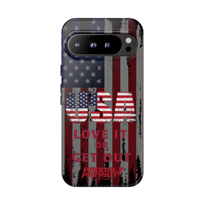 Stars, Stripes, and Zero Tolerance BLK Phone Case