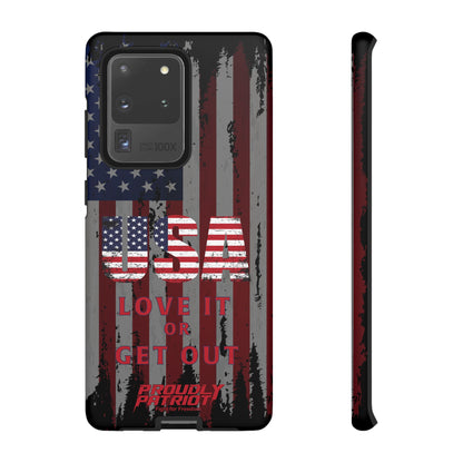 Stars, Stripes, and Zero Tolerance BLK Phone Case