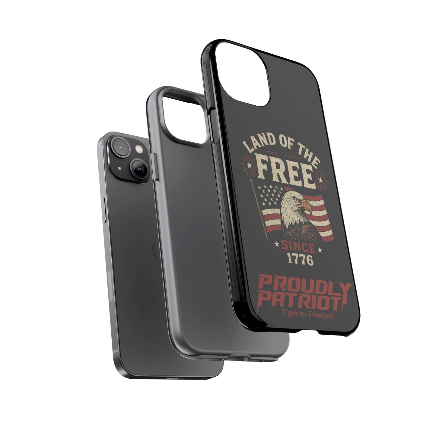 Freedom Phone Case: The Ultimate Patriotic Protector: For the Proud Patriot, USA Flag Phone Cover, Tough Cases for Veterans, Independence Day Gift