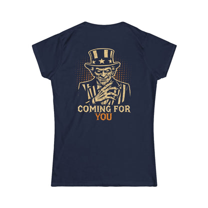 Uncle Sam’s Warning Women's Tee