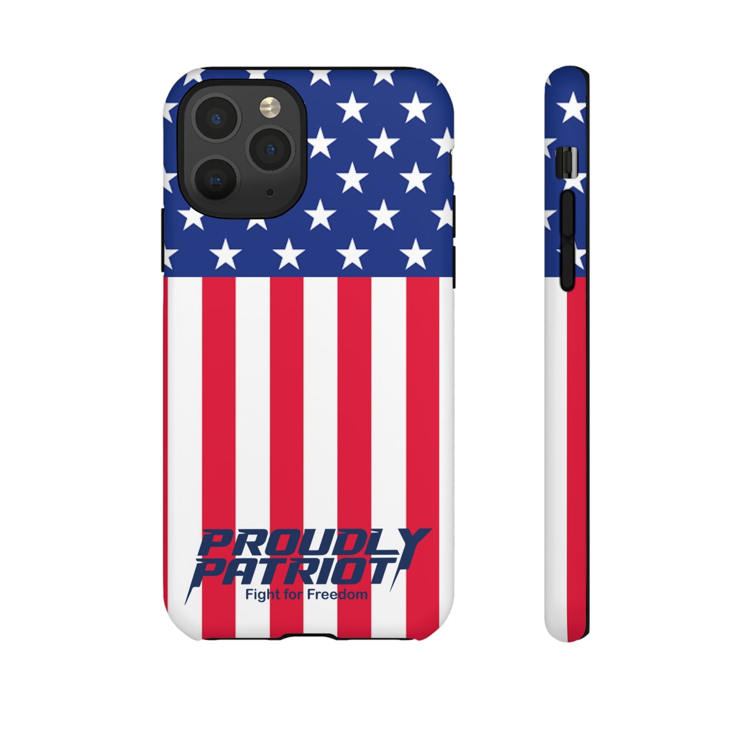 Stars, Stripes, and Cell Phones, Patriotic Phone Case for Proud Americans, USA Flag Phone Cover, Tough Cases for Veterans, Independence Day Gift