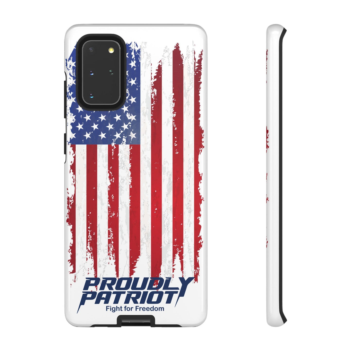 Distressed Flag, Patriotic Phone Case for Proud Americans, USA Flag Phone Cover, Tough Cases for Veterans, Independence Day Gift