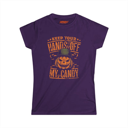 Hands Off – Halloween with Attitude Women's Tee