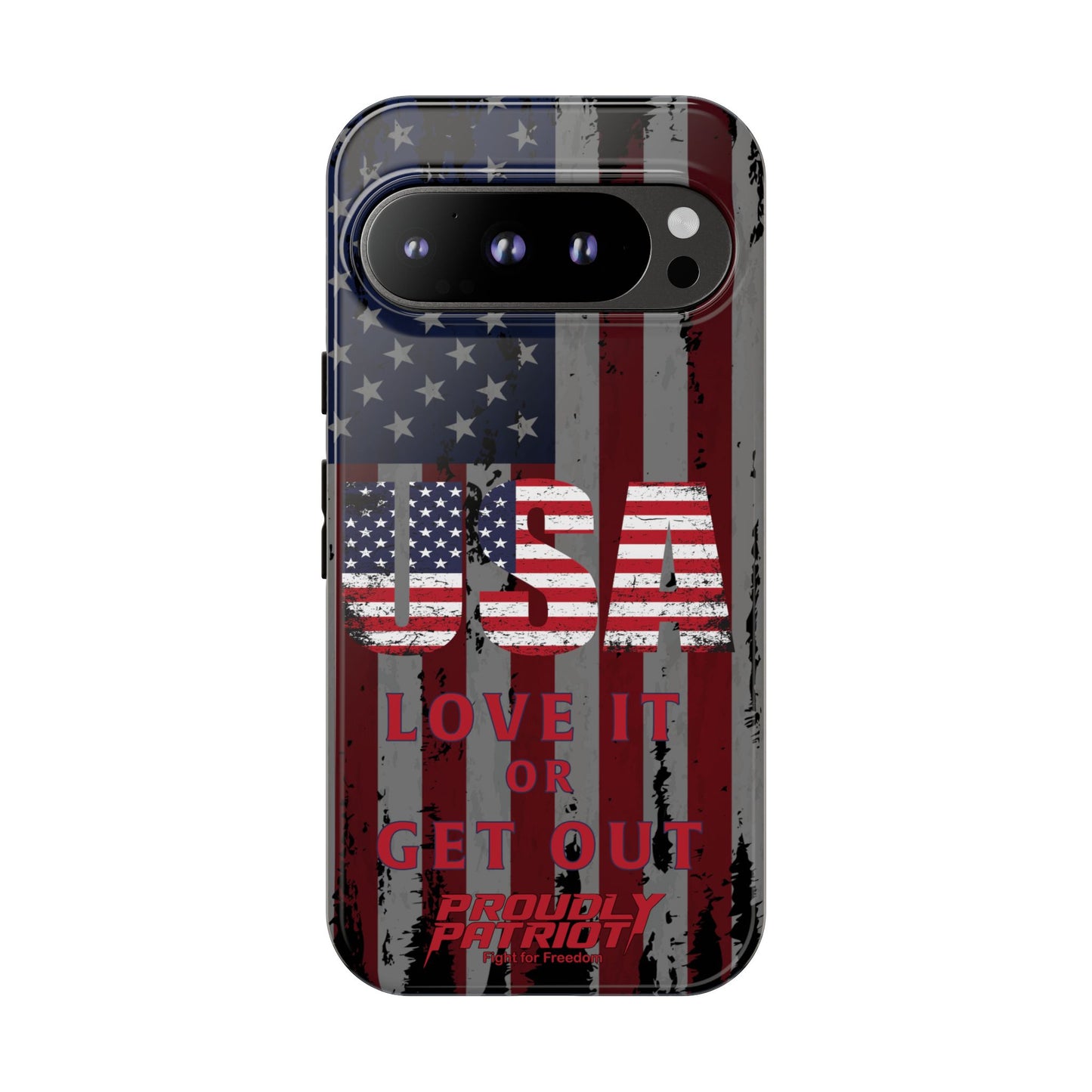 Stars, Stripes, and Zero Tolerance BLK Phone Case
