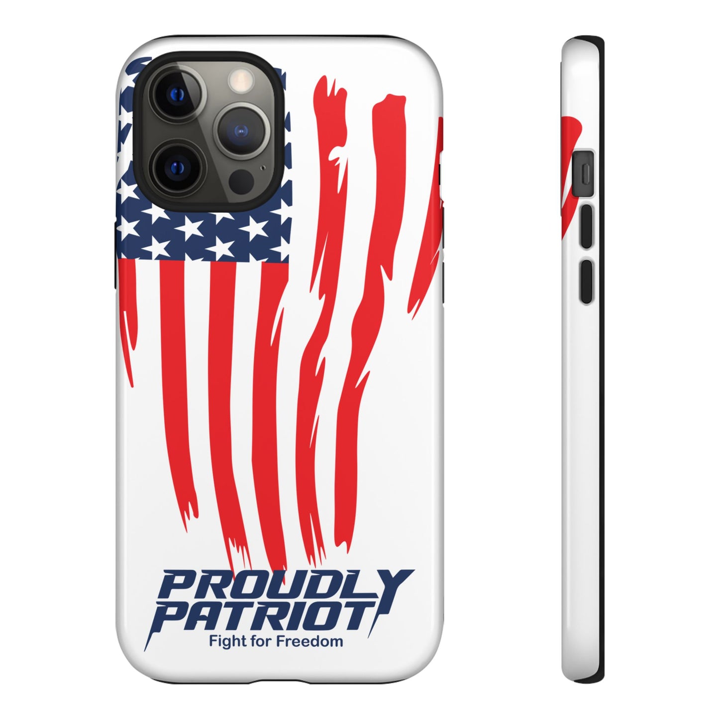 The Flag, Patriotic Phone Case for Proud Americans, USA Flag Phone Cover, Tough Cases for Veterans, Independence Day Gift
