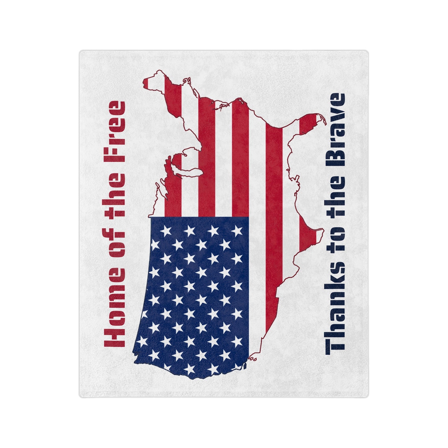 Home of the Free Microfiber Blanket