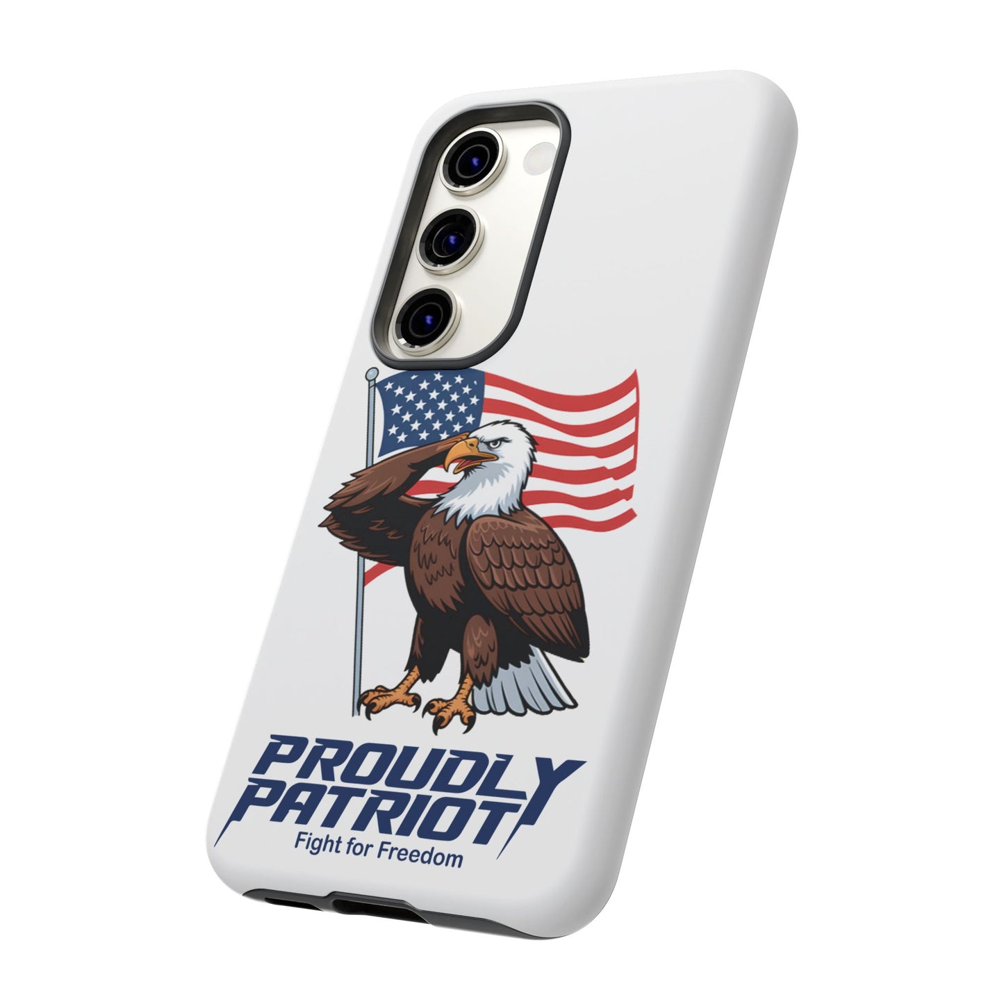 Major Talon Reporting for Duty! Patriotic Phone Case for Proud Americans, USA Flag Phone Cover, Tough Cases for Veterans, Independence Day Gift