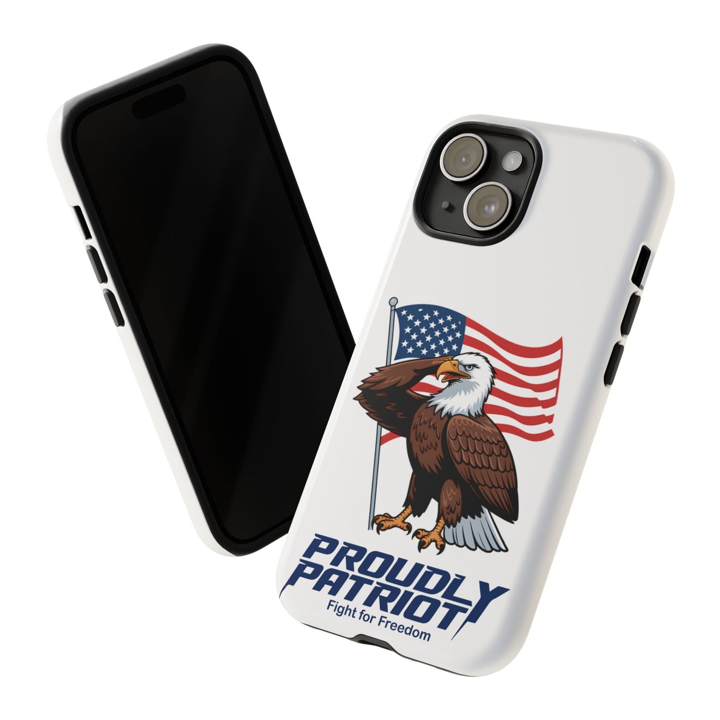 Major Talon Reporting for Duty! Patriotic Phone Case for Proud Americans, USA Flag Phone Cover, Tough Cases for Veterans, Independence Day Gift