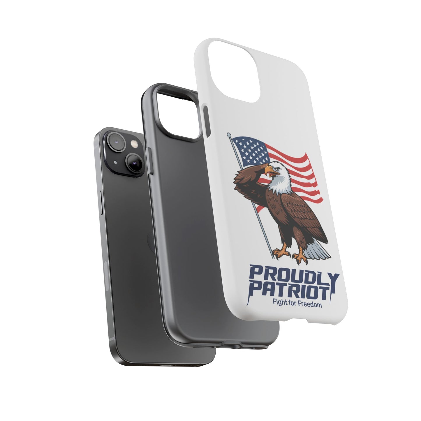 Major Talon Reporting for Duty! Patriotic Phone Case for Proud Americans, USA Flag Phone Cover, Tough Cases for Veterans, Independence Day Gift