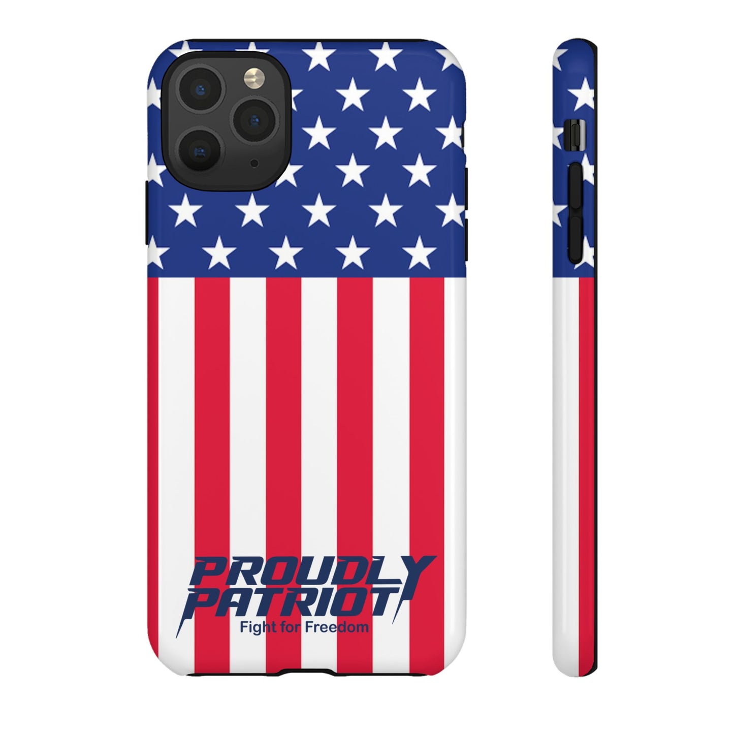 Stars, Stripes, and Cell Phones, Patriotic Phone Case for Proud Americans, USA Flag Phone Cover, Tough Cases for Veterans, Independence Day Gift