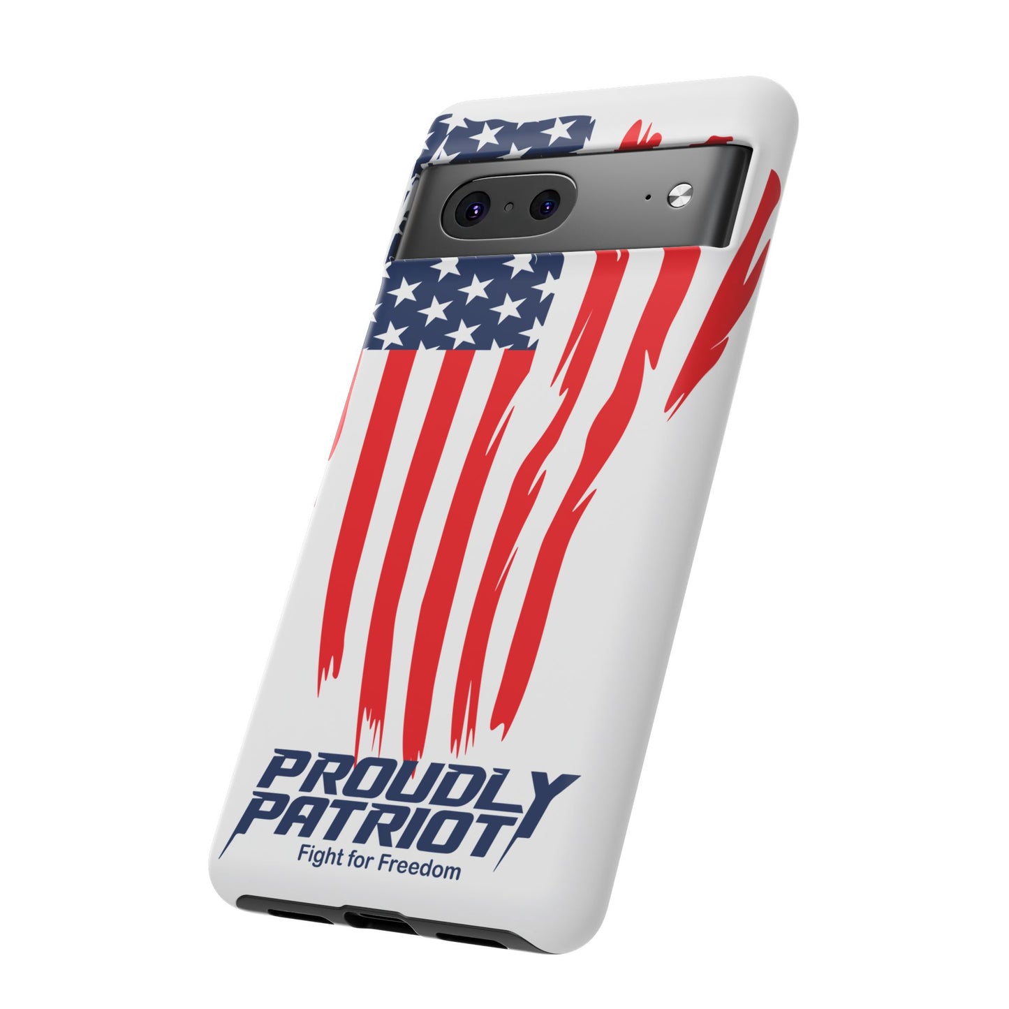 The Flag, Patriotic Phone Case for Proud Americans, USA Flag Phone Cover, Tough Cases for Veterans, Independence Day Gift