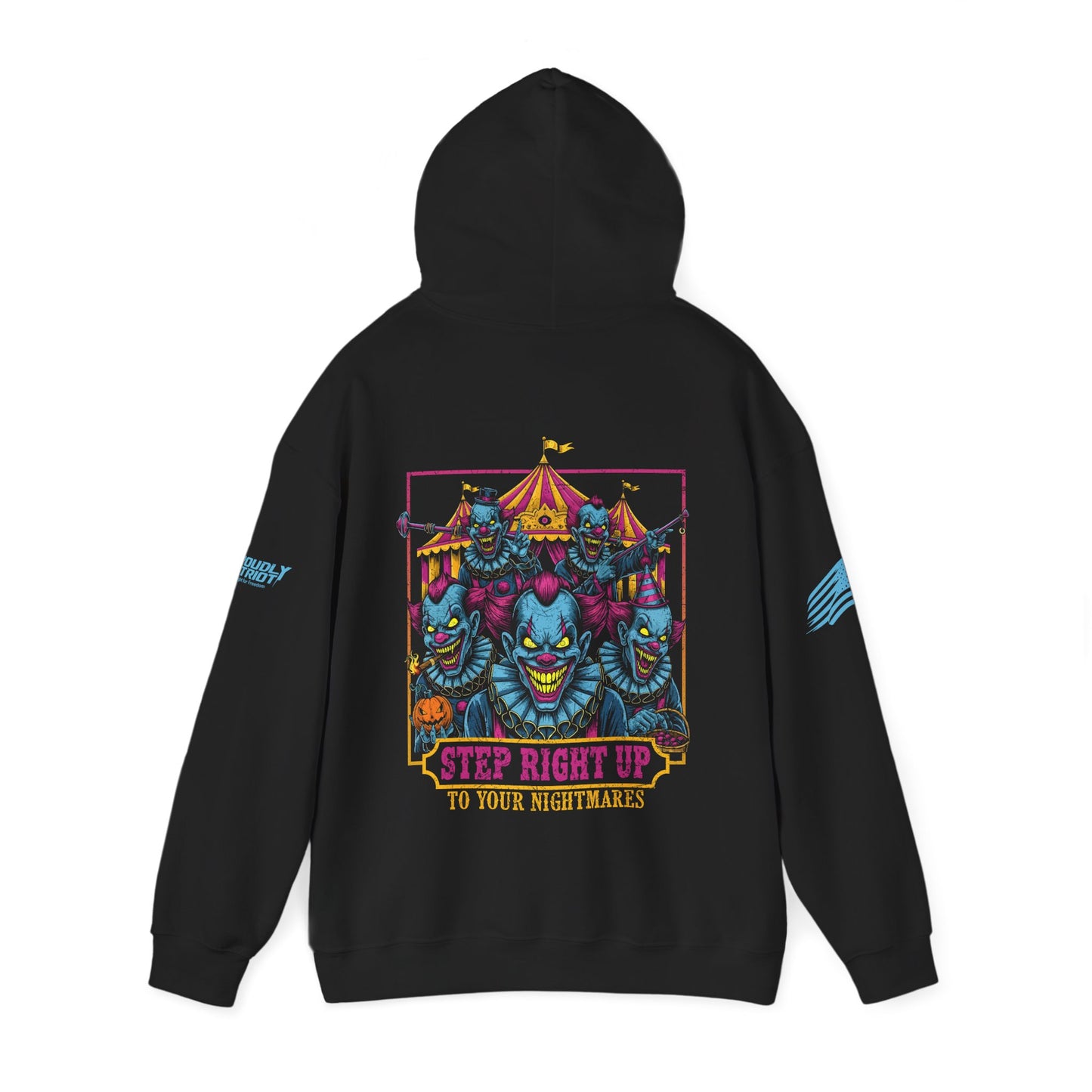 Creepy Circus Horror Style Hoodie