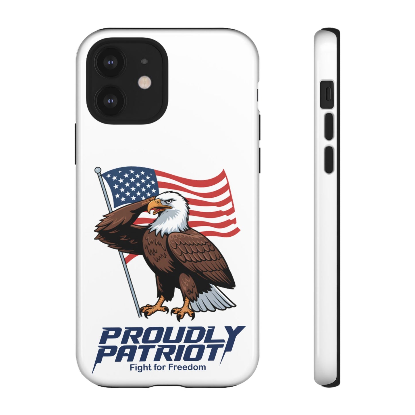 Major Talon Reporting for Duty! Patriotic Phone Case for Proud Americans, USA Flag Phone Cover, Tough Cases for Veterans, Independence Day Gift