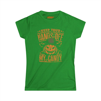 Hands Off – Halloween with Attitude Women's Tee