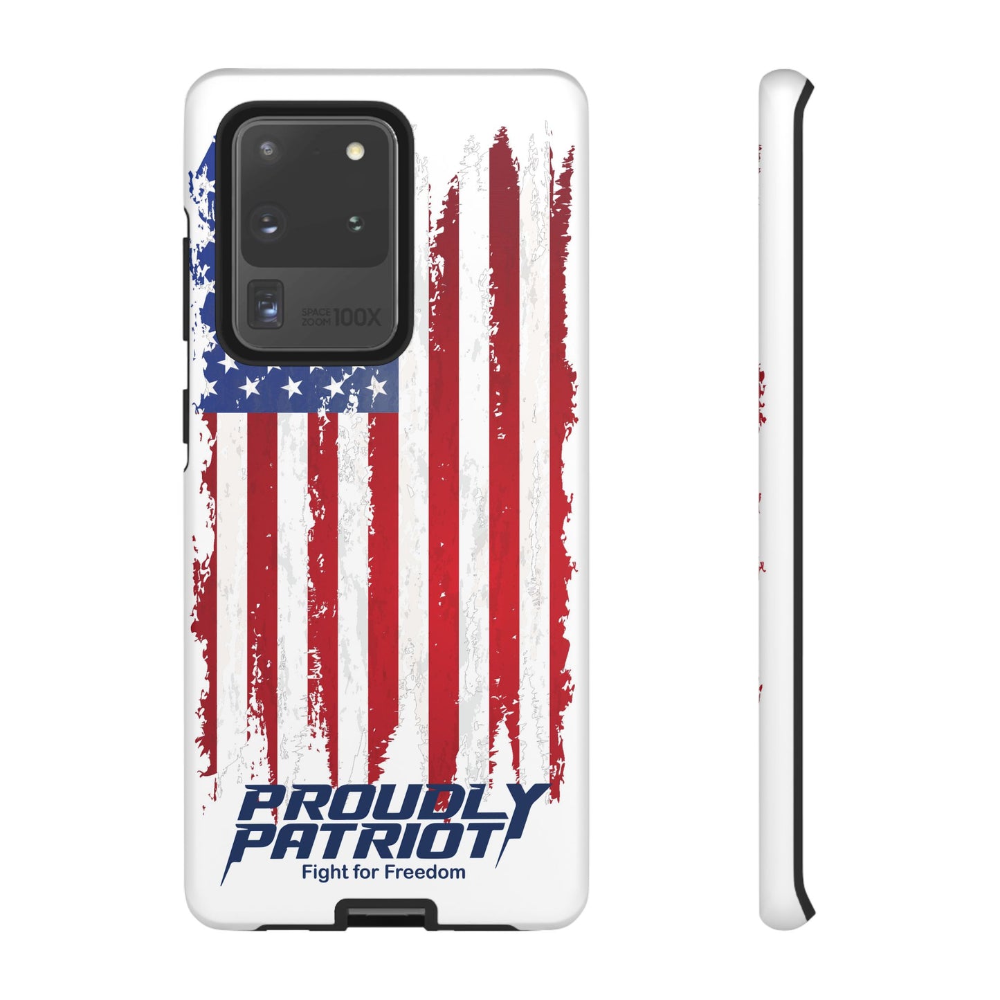 Distressed Flag, Patriotic Phone Case for Proud Americans, USA Flag Phone Cover, Tough Cases for Veterans, Independence Day Gift