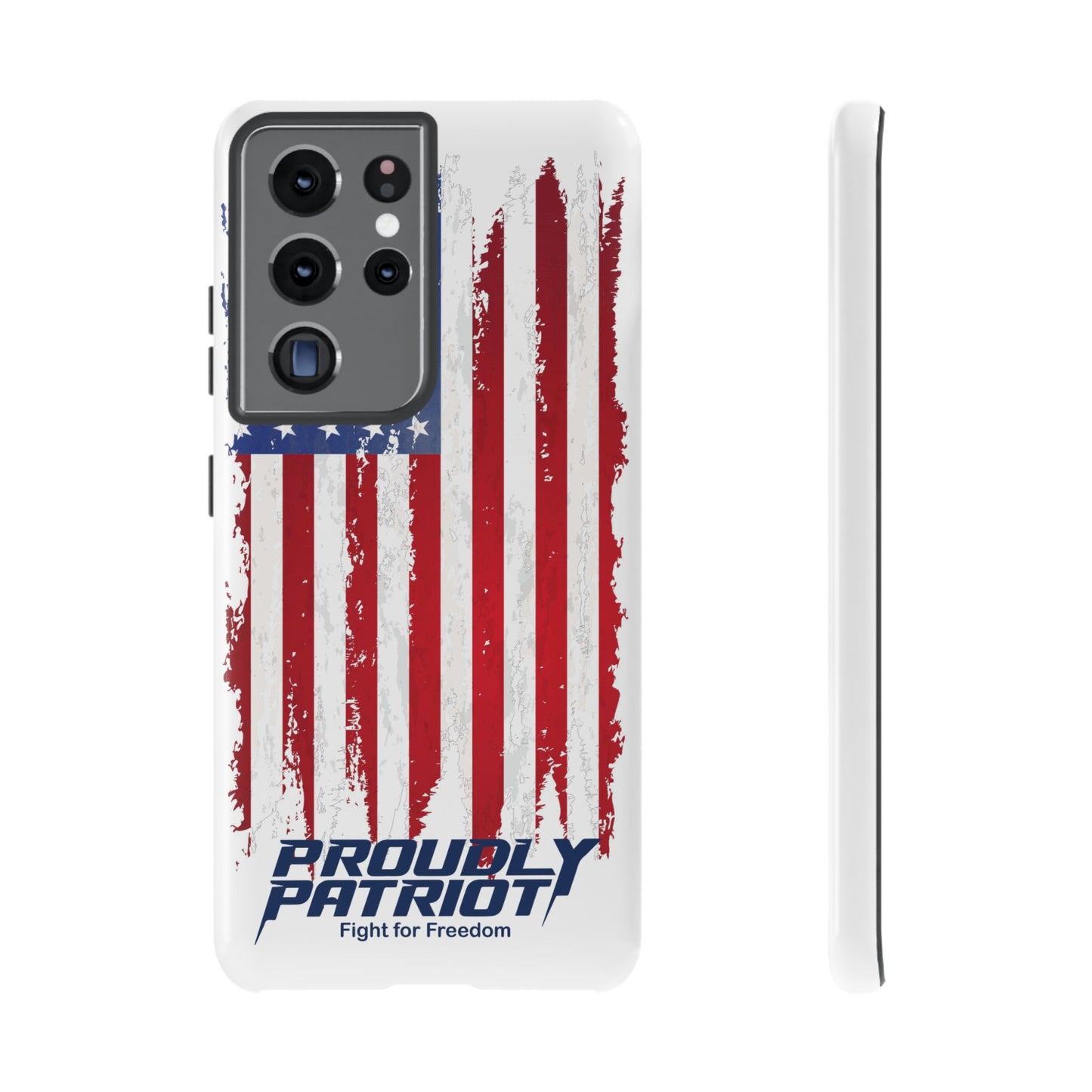 Distressed Flag, Patriotic Phone Case for Proud Americans, USA Flag Phone Cover, Tough Cases for Veterans, Independence Day Gift