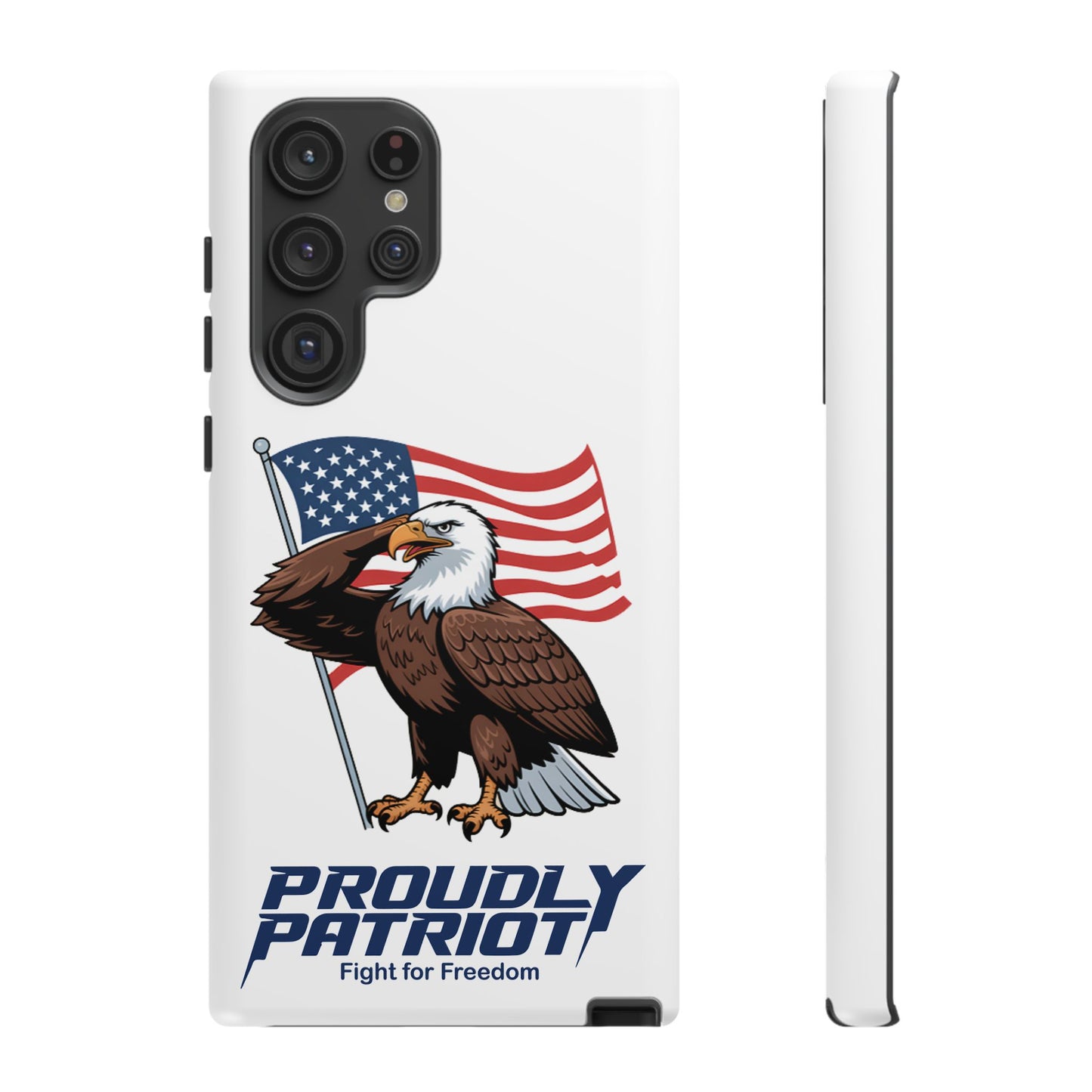 Major Talon Reporting for Duty! Patriotic Phone Case for Proud Americans, USA Flag Phone Cover, Tough Cases for Veterans, Independence Day Gift