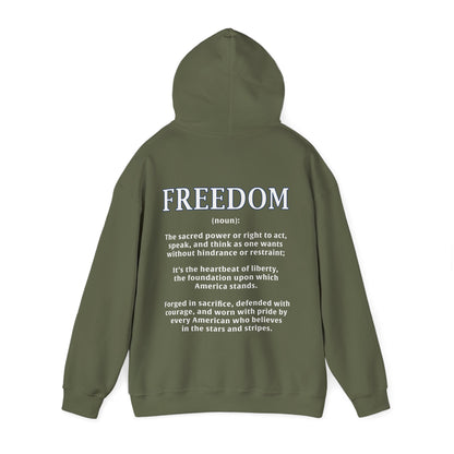 Freedom: The Heartbeat of Liberty Hoodie