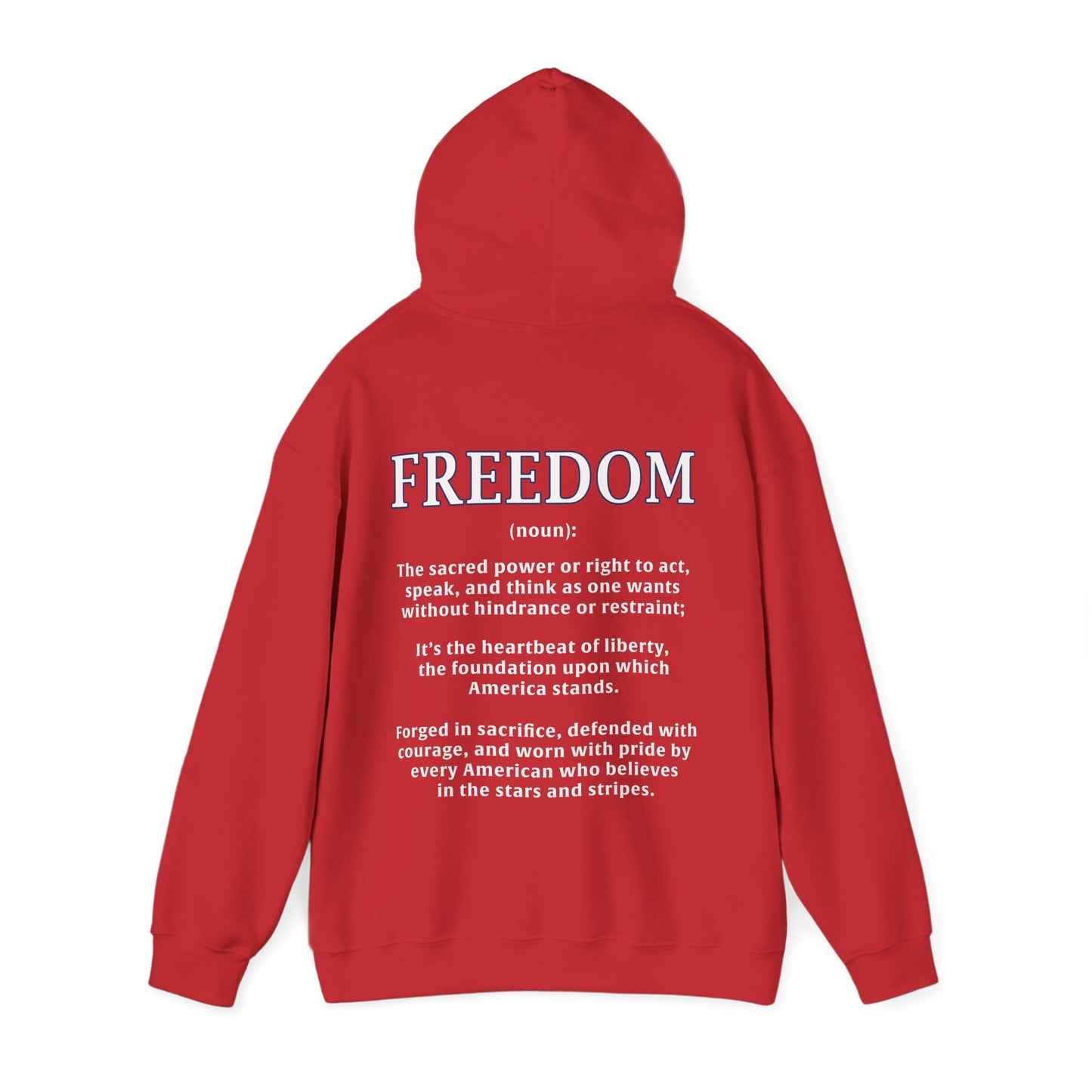 Freedom: The Heartbeat of Liberty Hoodie