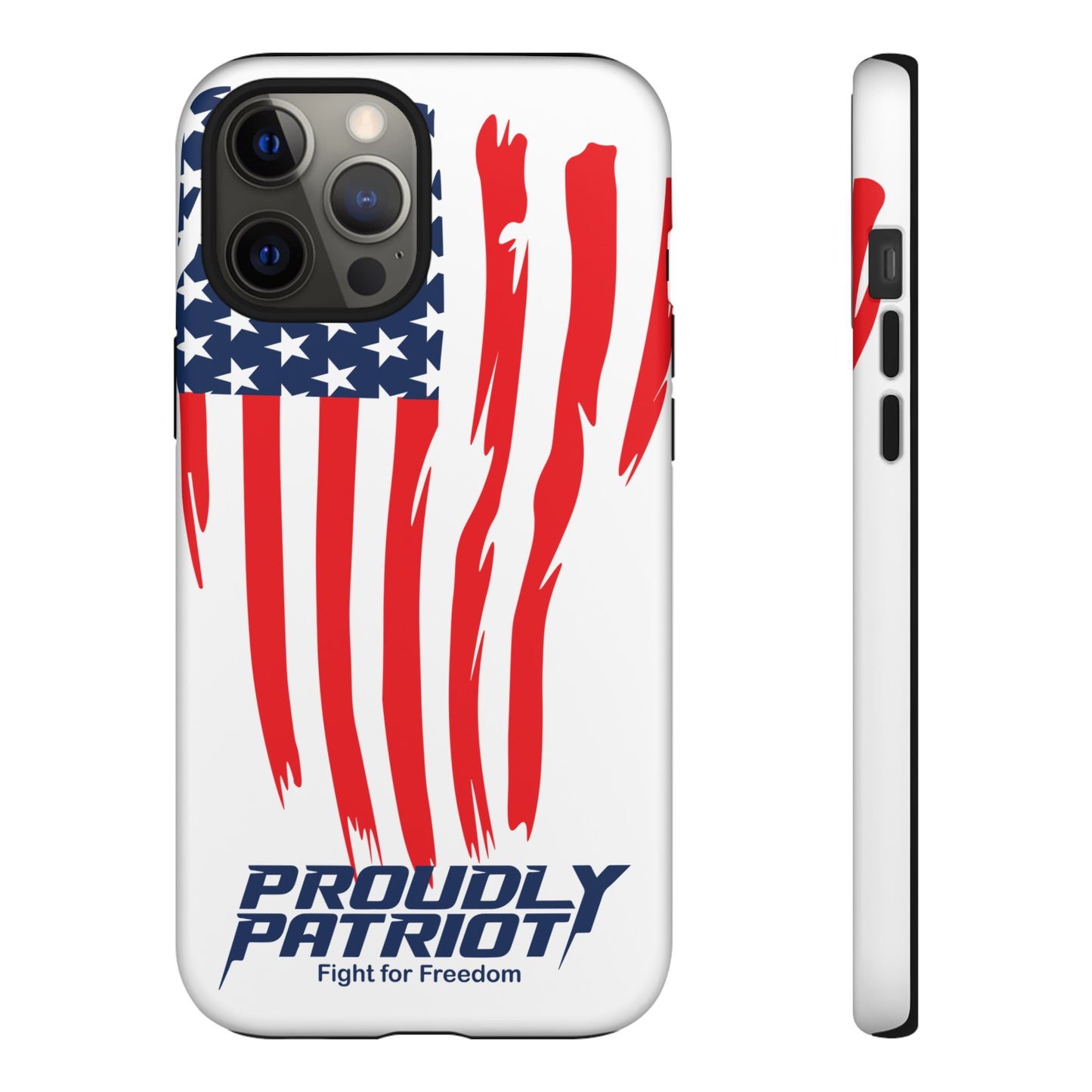 The Flag, Patriotic Phone Case for Proud Americans, USA Flag Phone Cover, Tough Cases for Veterans, Independence Day Gift