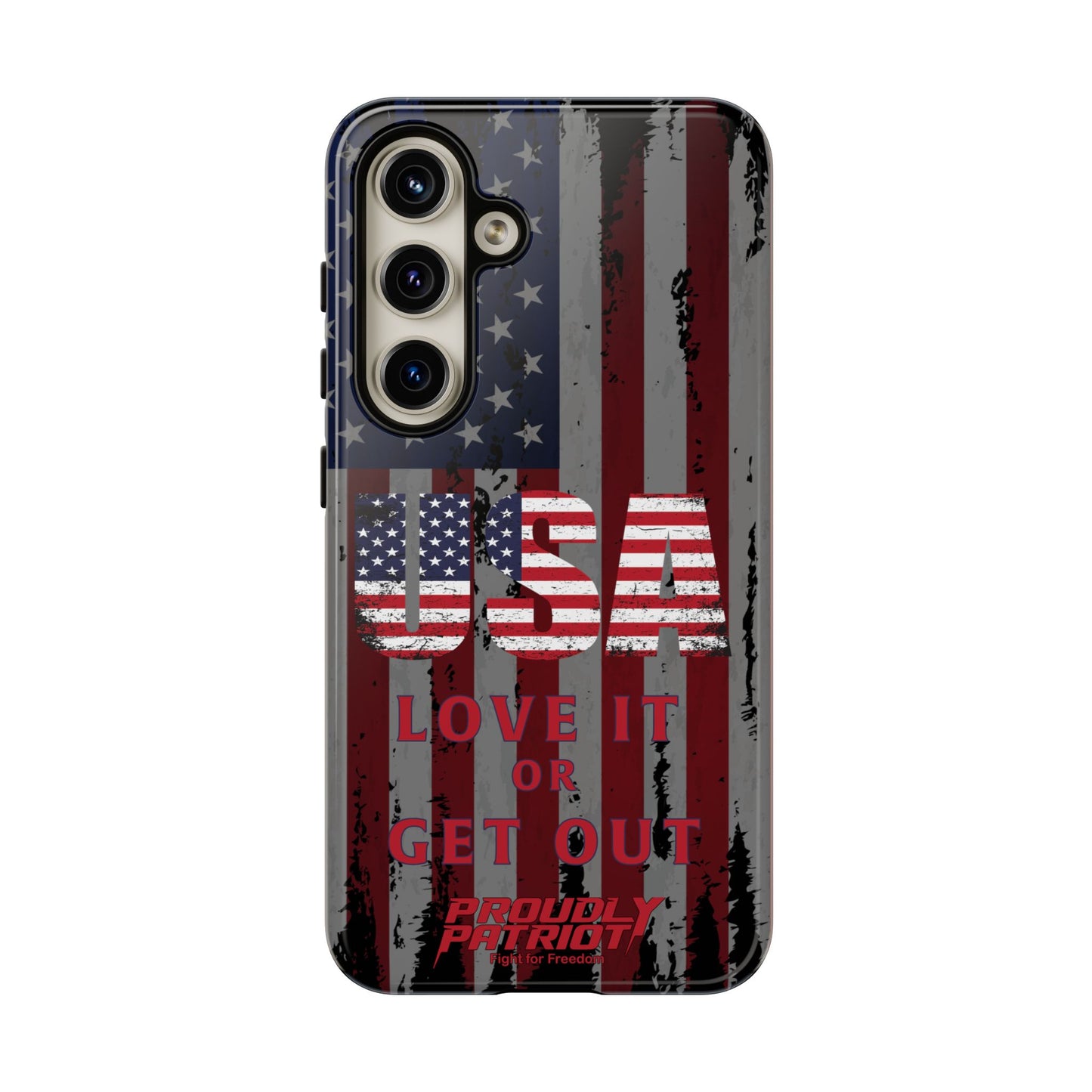 Stars, Stripes, and Zero Tolerance BLK Phone Case