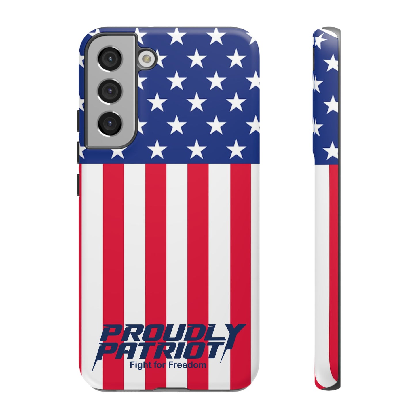 Stars, Stripes, and Cell Phones, Patriotic Phone Case for Proud Americans, USA Flag Phone Cover, Tough Cases for Veterans, Independence Day Gift