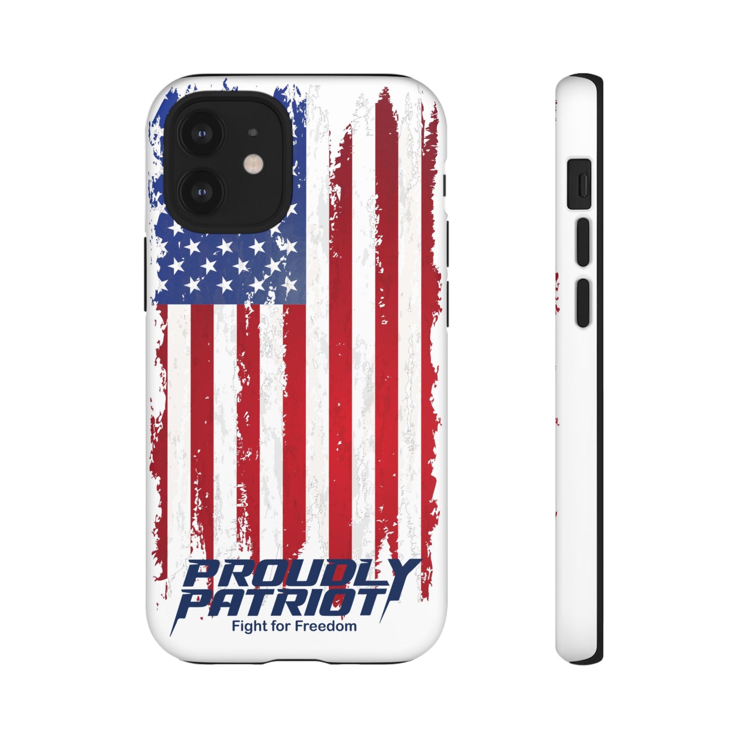 Distressed Flag, Patriotic Phone Case for Proud Americans, USA Flag Phone Cover, Tough Cases for Veterans, Independence Day Gift