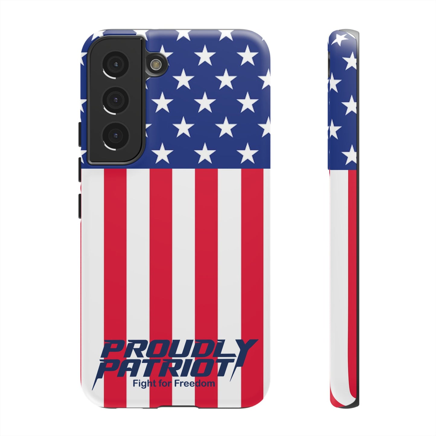 Stars, Stripes, and Cell Phones, Patriotic Phone Case for Proud Americans, USA Flag Phone Cover, Tough Cases for Veterans, Independence Day Gift